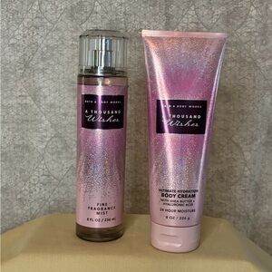 Bath & Body Works Body Spray and Body Cream Combo NWT